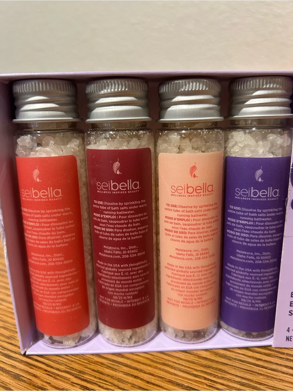 Seibella Girls' Night Bath Salt Set